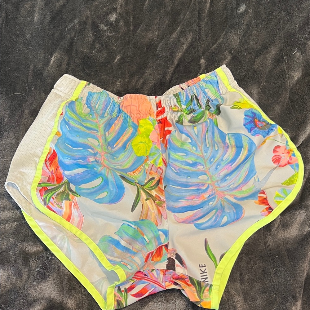 Nike Women's Floral Athletic Shorts